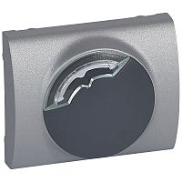 Лицевая панель - Galea Life - для электронного комнатного термостата Кат. № 7 758 68 - Soft Aluminium | код 771353 |  Legrand